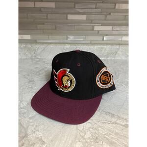 Vintage Ottawa Senators Starter Brand Fitted Hat Size 7 1/2